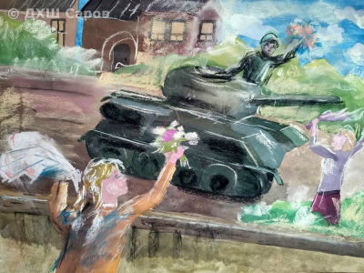 Встреча русских солдат - Шутова Полина, 12 лет.jpg Встреча русских солдат - Шутова Полина, 12 лет.jpg